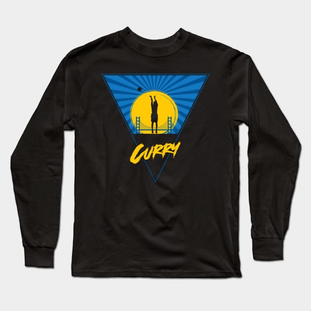 Golden State Warriors - Curry 30 Long Sleeve T-Shirt by Bob Charl